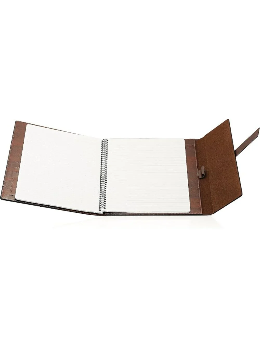 Slim Leather Padfolio for Men & Women - Refillable Business Portfolio Folder